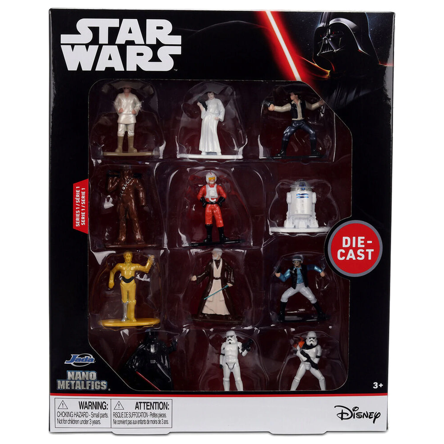 Star Wars Pack 12 Metall-Figuren 4cm Produktfoto