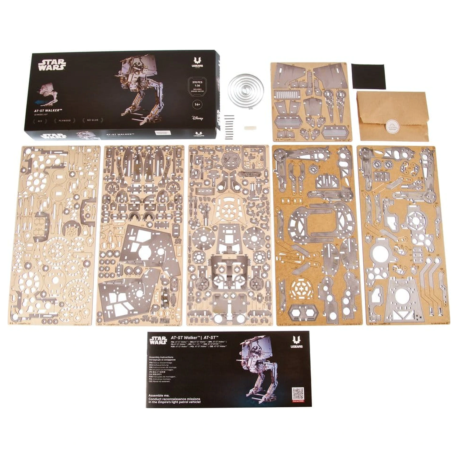 Star Wars 3D Holzpuzzle AT-ST Walker Produktfoto