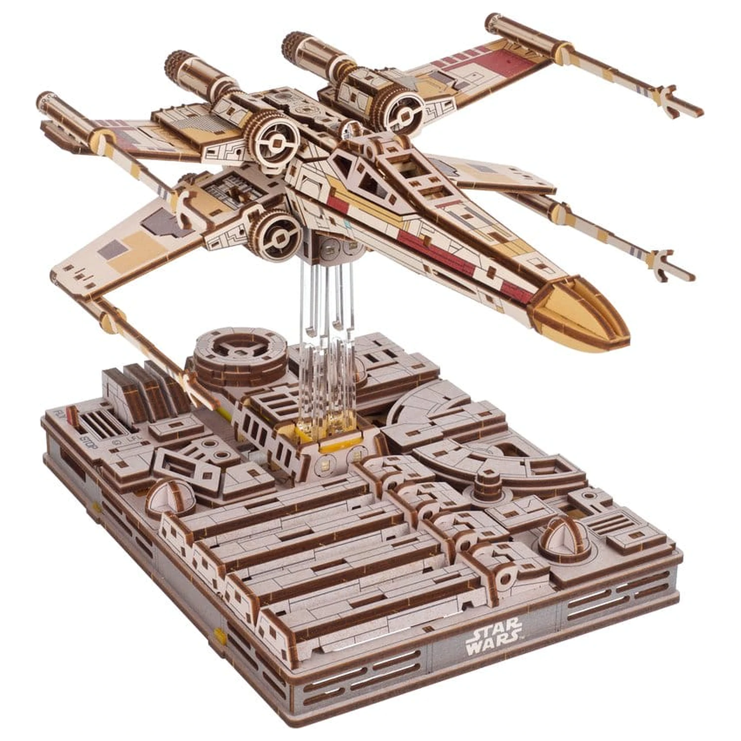Star Wars 3D Holzpuzzle Luke Skywalker's X-Wing Starfighter Produktfoto