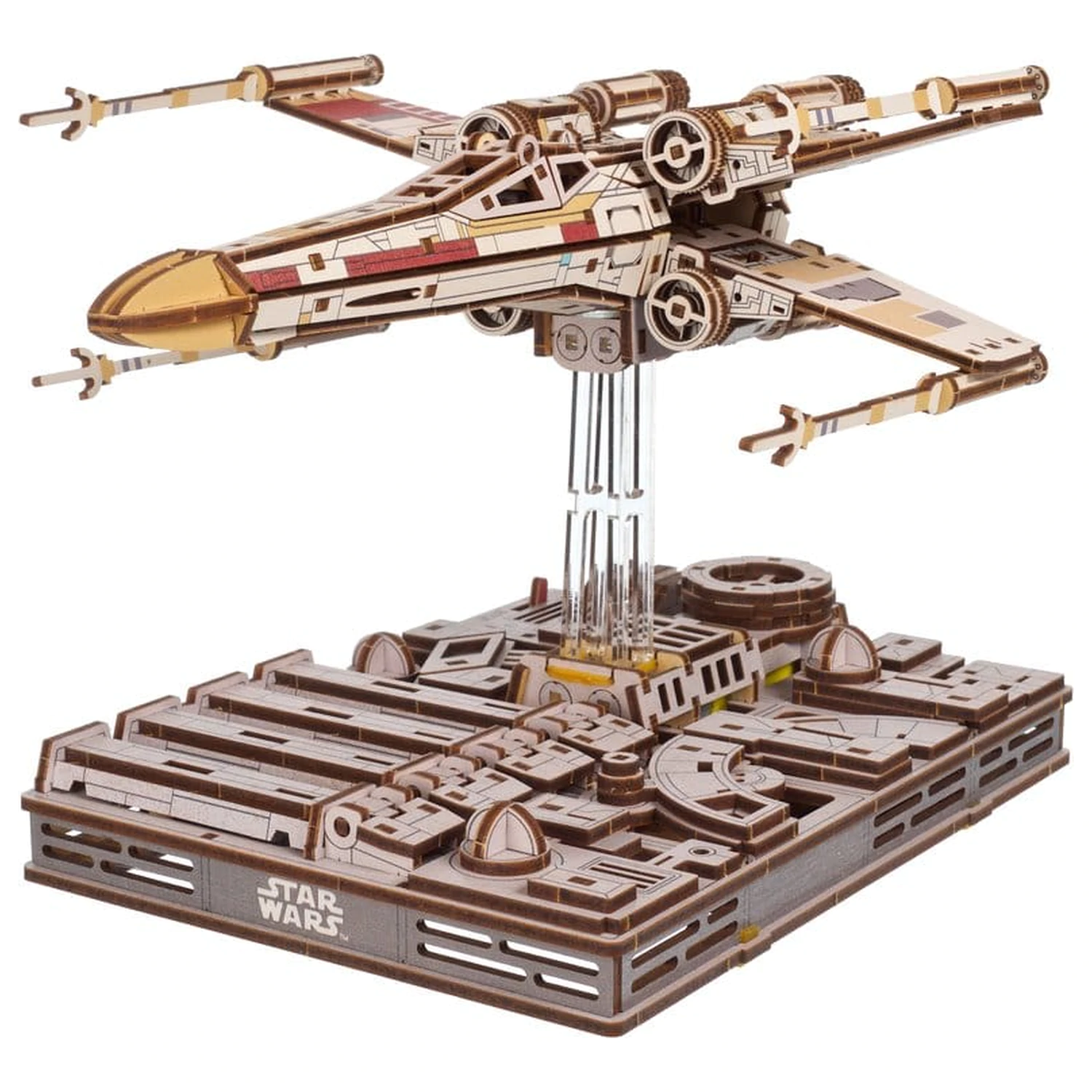 Star Wars 3D Holzpuzzle Luke Skywalker's X-Wing Starfighter Produktfoto