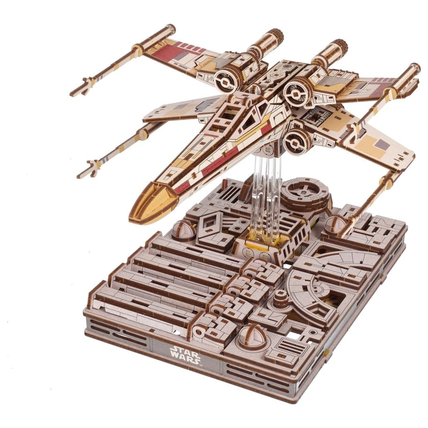 Star Wars 3D Holzpuzzle Luke Skywalker's X-Wing Starfighter Produktfoto
