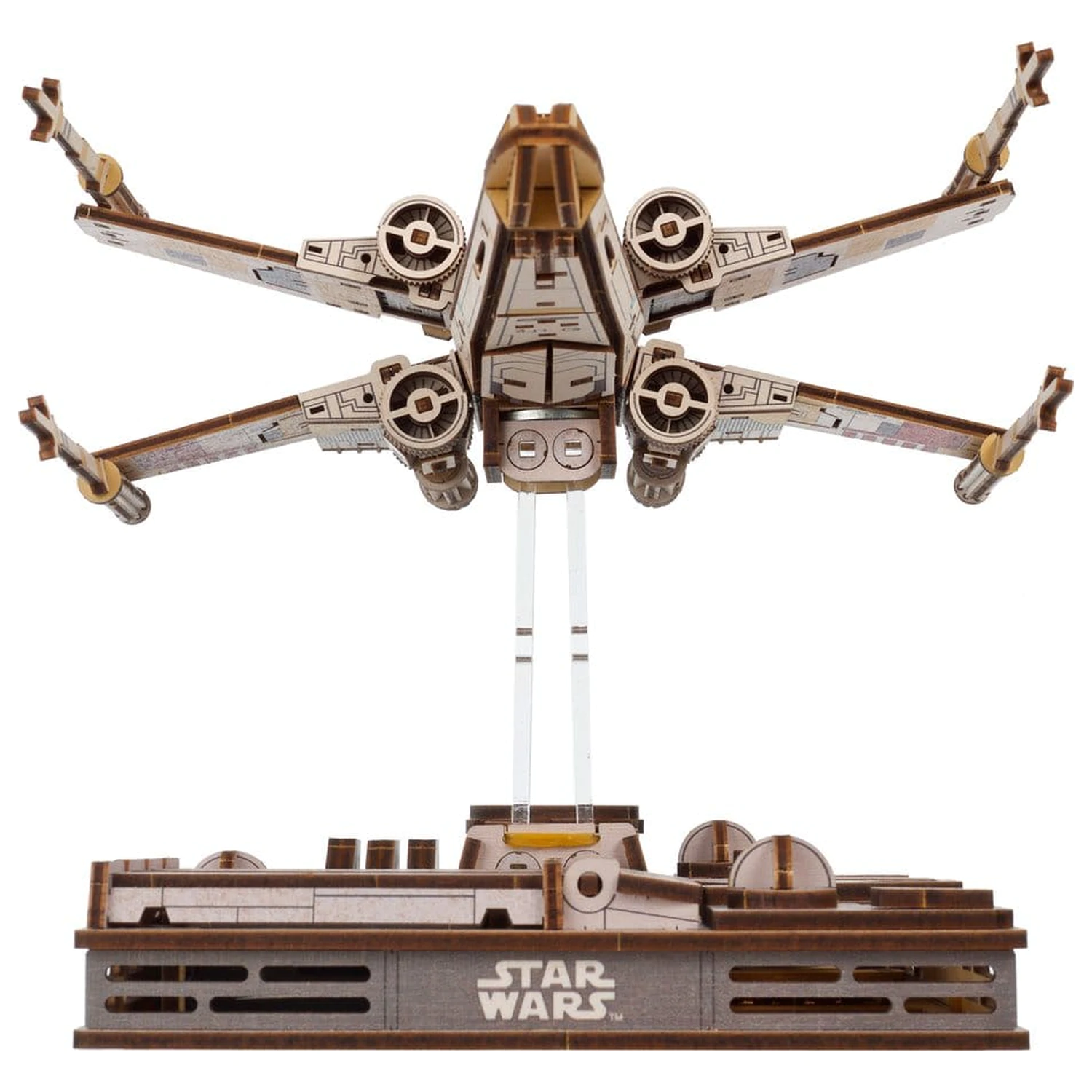 Star Wars 3D Holzpuzzle Luke Skywalker's X-Wing Starfighter Produktfoto