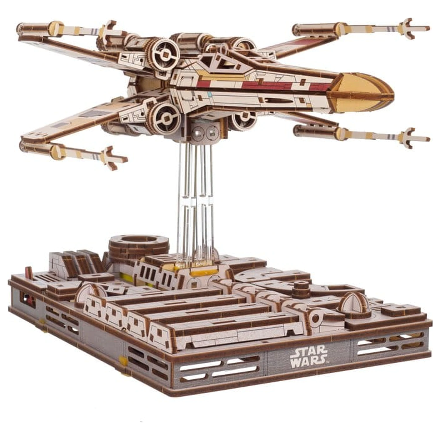 Star Wars 3D Holzpuzzle Luke Skywalker's X-Wing Starfighter Produktfoto