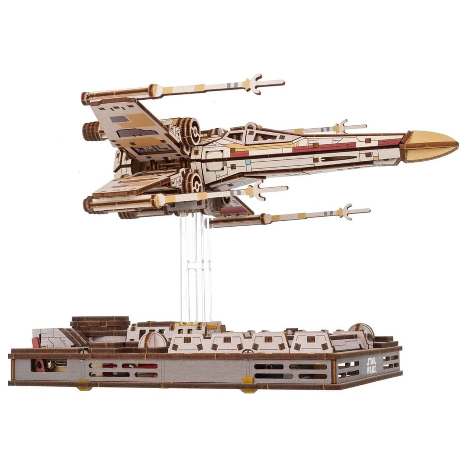 Star Wars 3D Holzpuzzle Luke Skywalker's X-Wing Starfighter Produktfoto