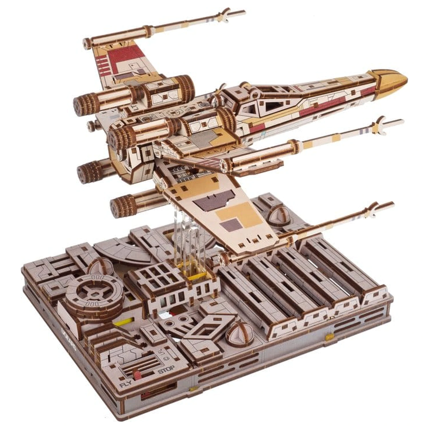 Star Wars 3D Holzpuzzle Luke Skywalker's X-Wing Starfighter Produktfoto