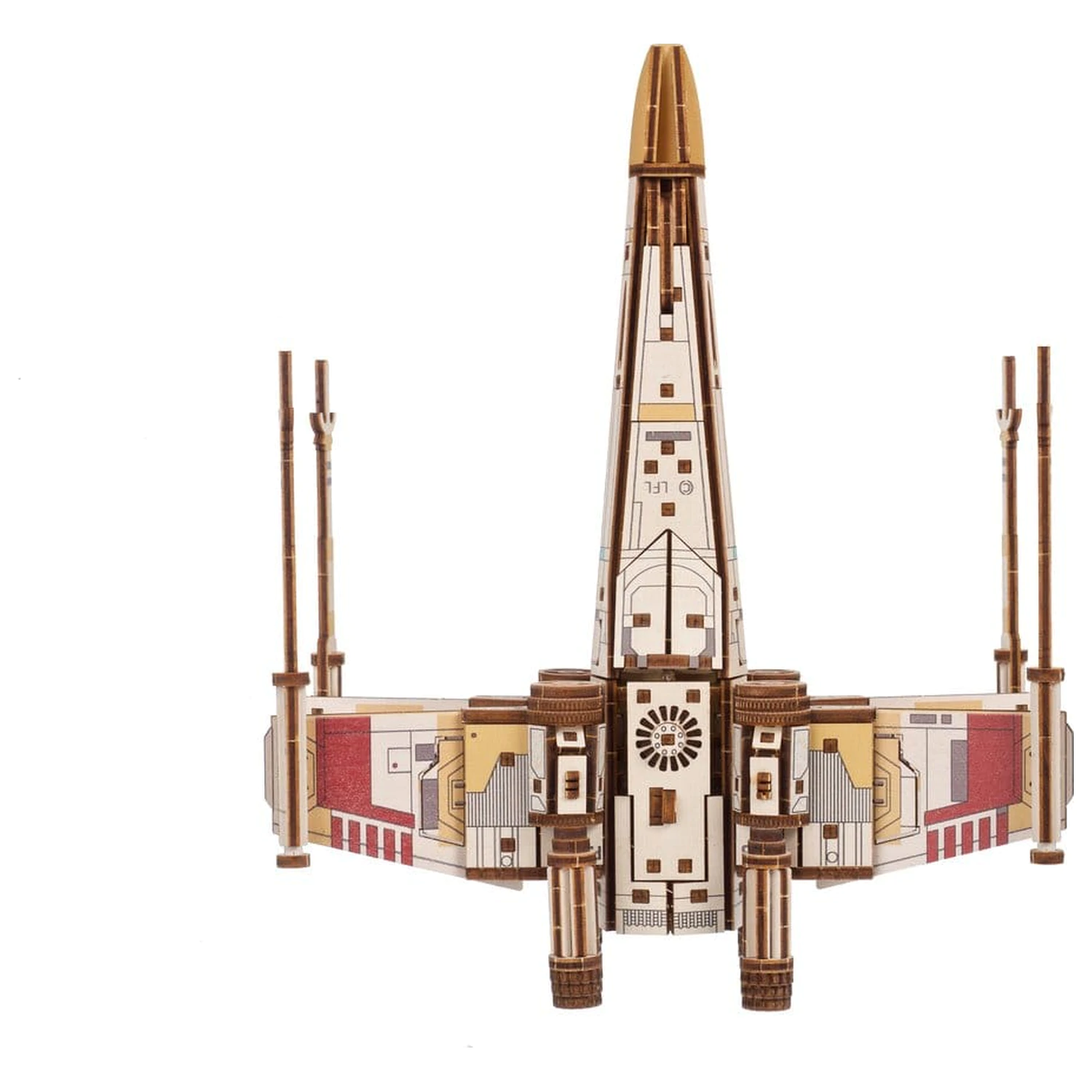 Star Wars 3D Holzpuzzle Luke Skywalker's X-Wing Starfighter Produktfoto