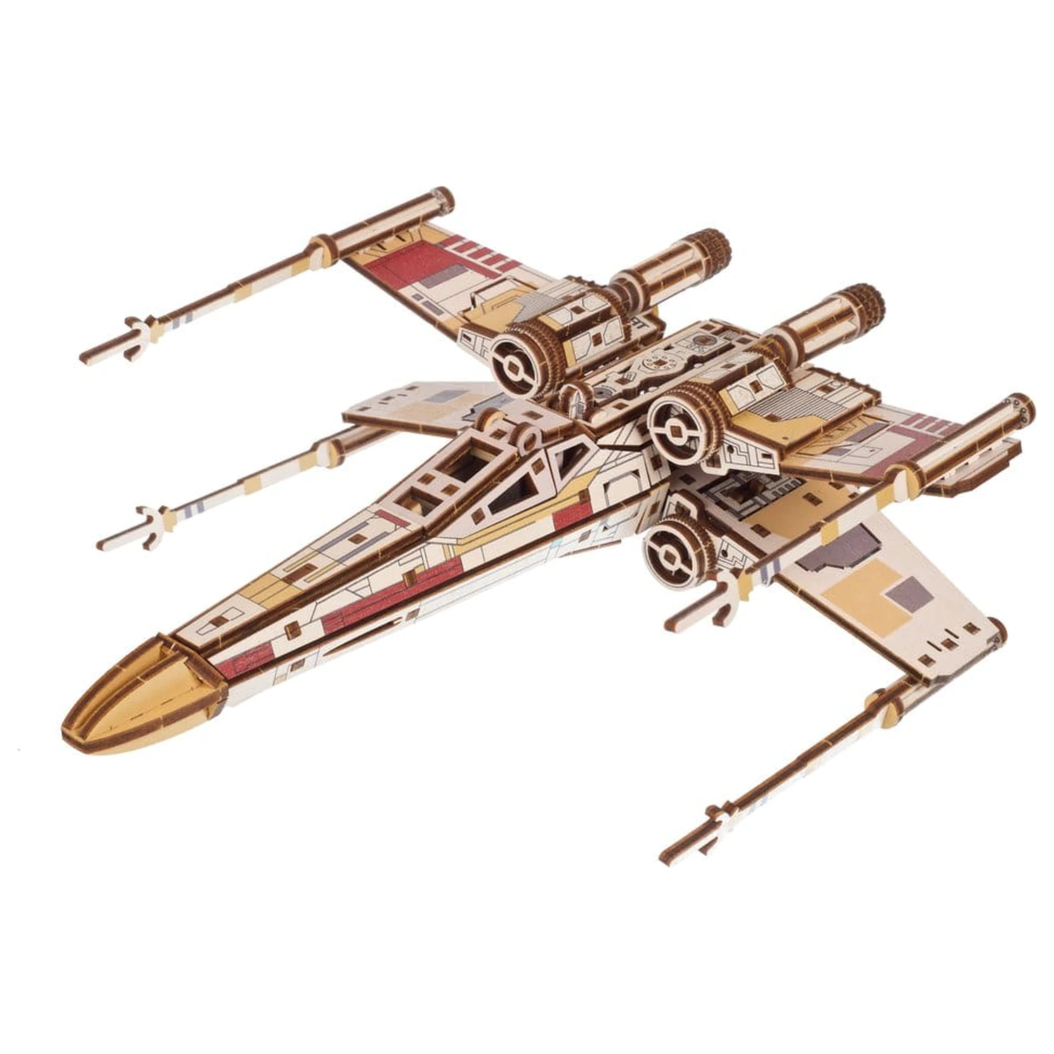 Star Wars 3D Holzpuzzle Luke Skywalker's X-Wing Starfighter Produktfoto