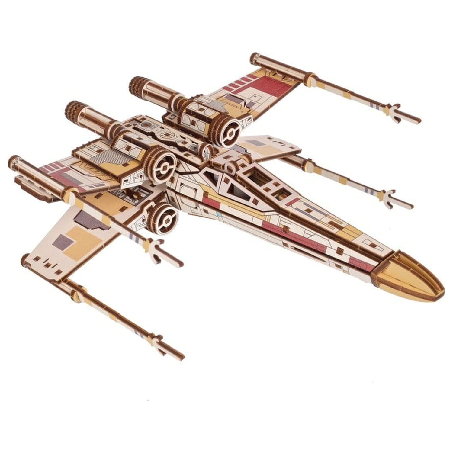 Star Wars 3D Holzpuzzle Luke Skywalker's X-Wing Starfighter Produktfoto