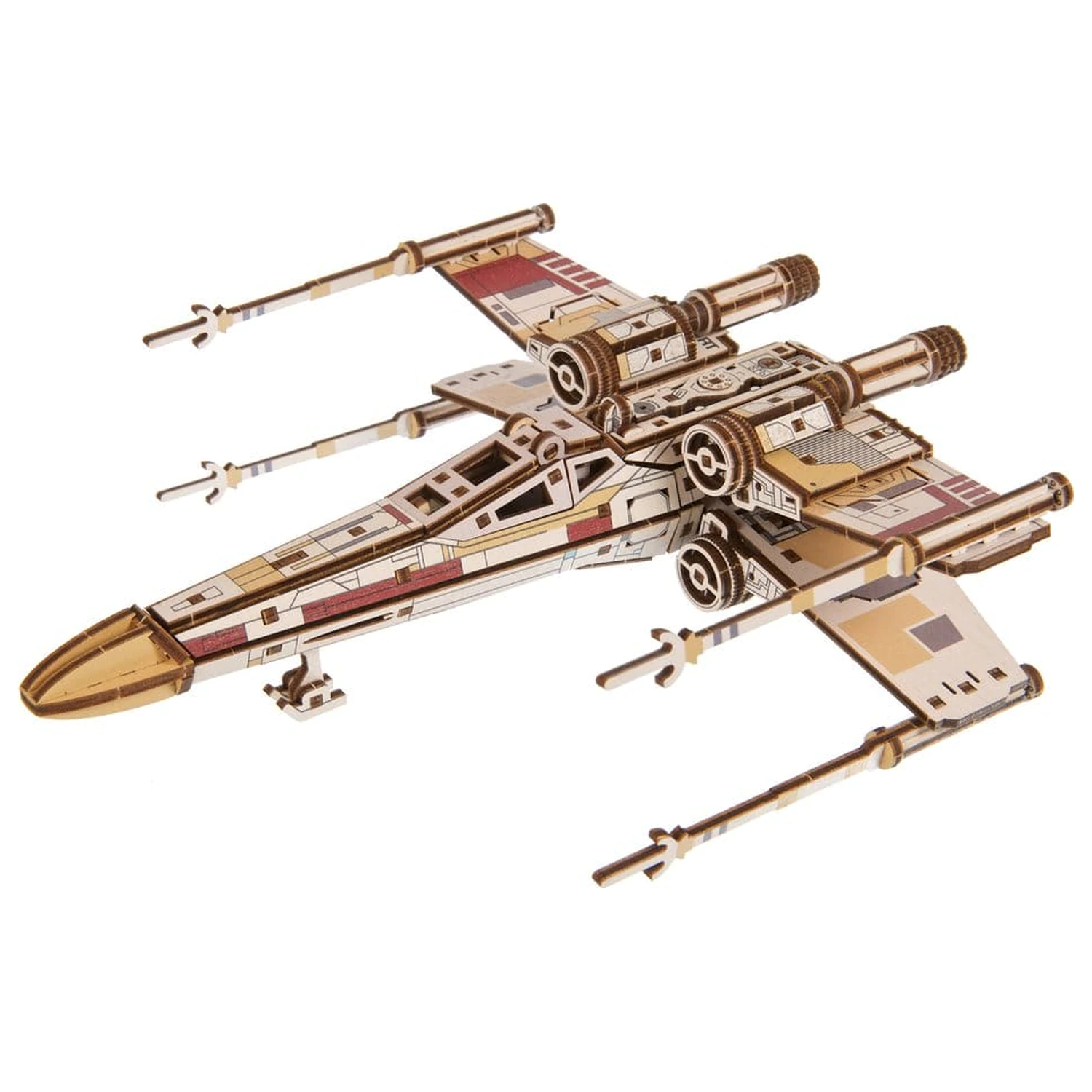 Star Wars 3D Holzpuzzle Luke Skywalker's X-Wing Starfighter Produktfoto