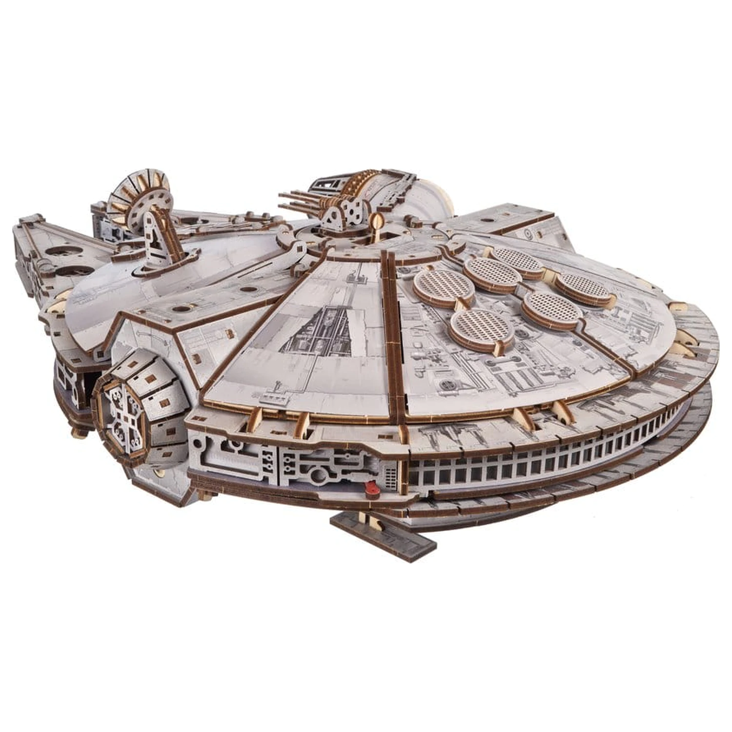 Star Wars 3D Holzpuzzle Millennium Falke Produktfoto