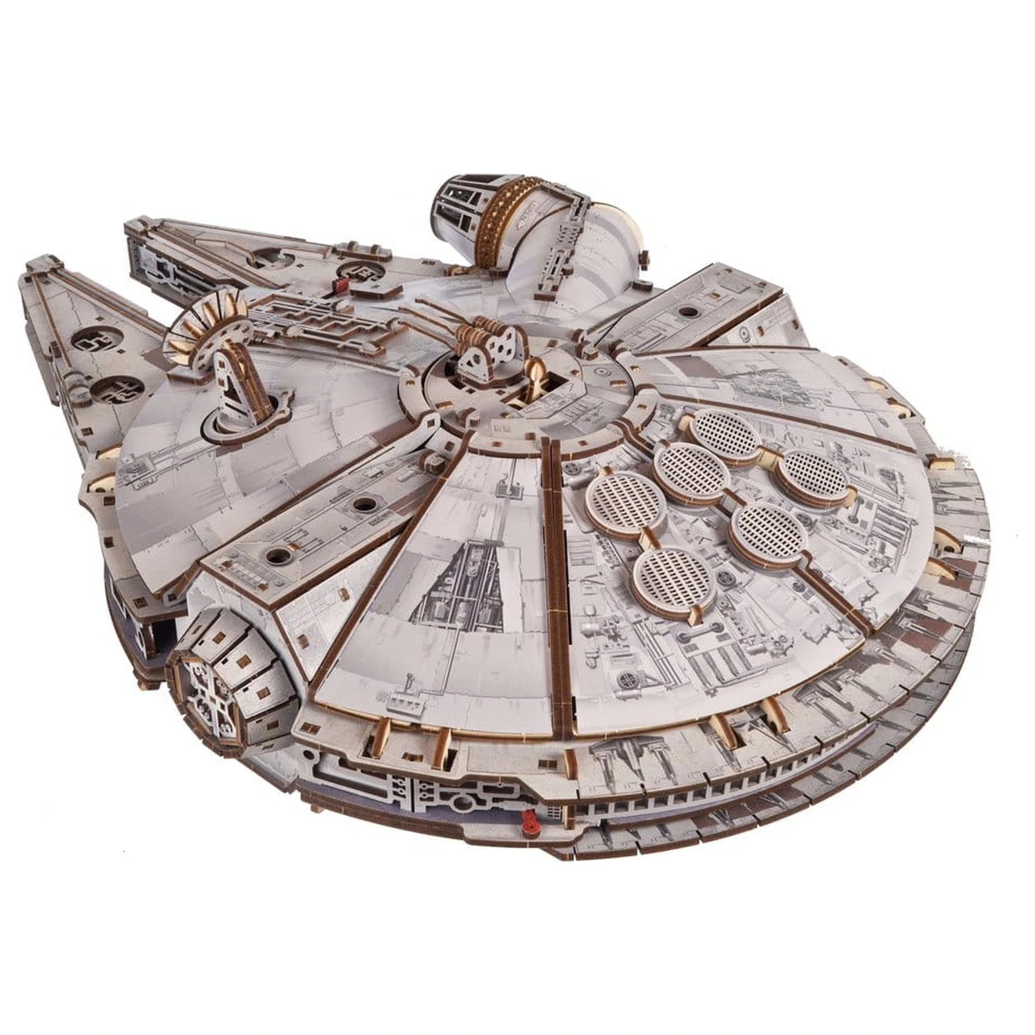 Star Wars 3D Holzpuzzle Millennium Falke Produktfoto