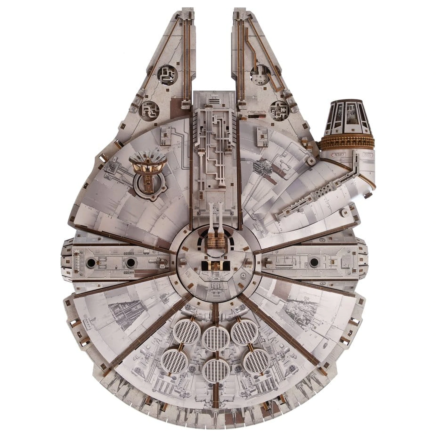 Star Wars 3D Holzpuzzle Millennium Falke Produktfoto