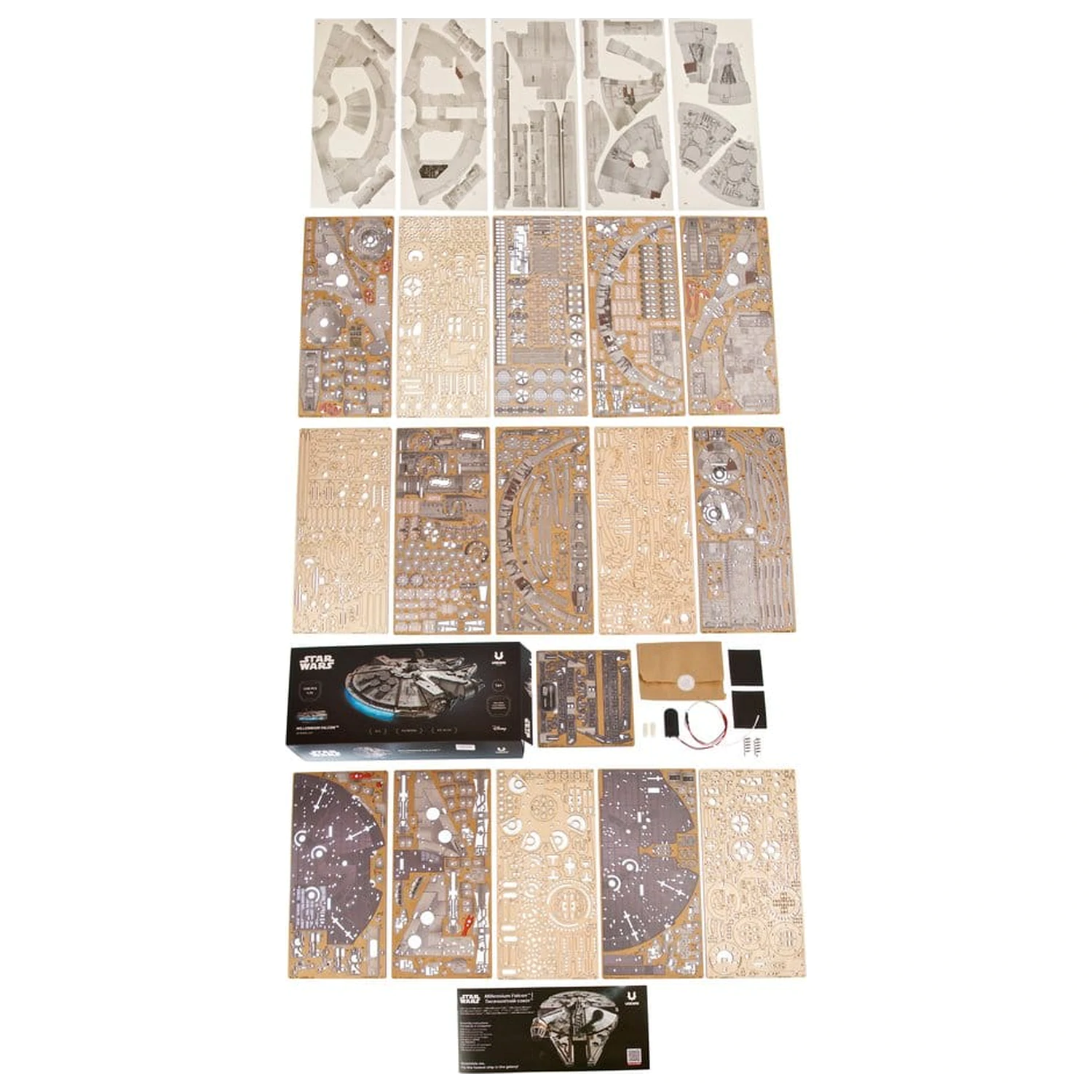 Star Wars 3D Holzpuzzle Millennium Falke Produktfoto