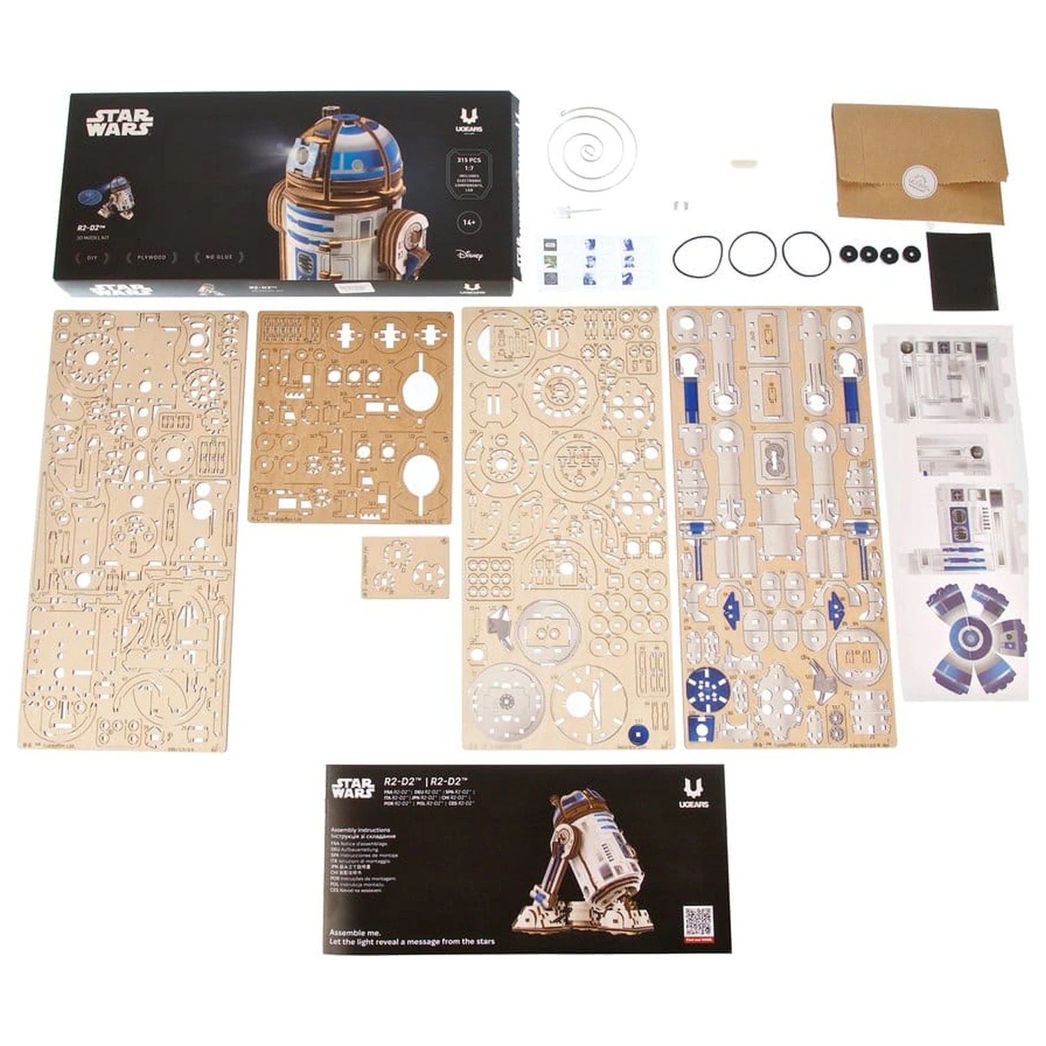 Star Wars 3D Holzpuzzle R2-D2 Produktfoto