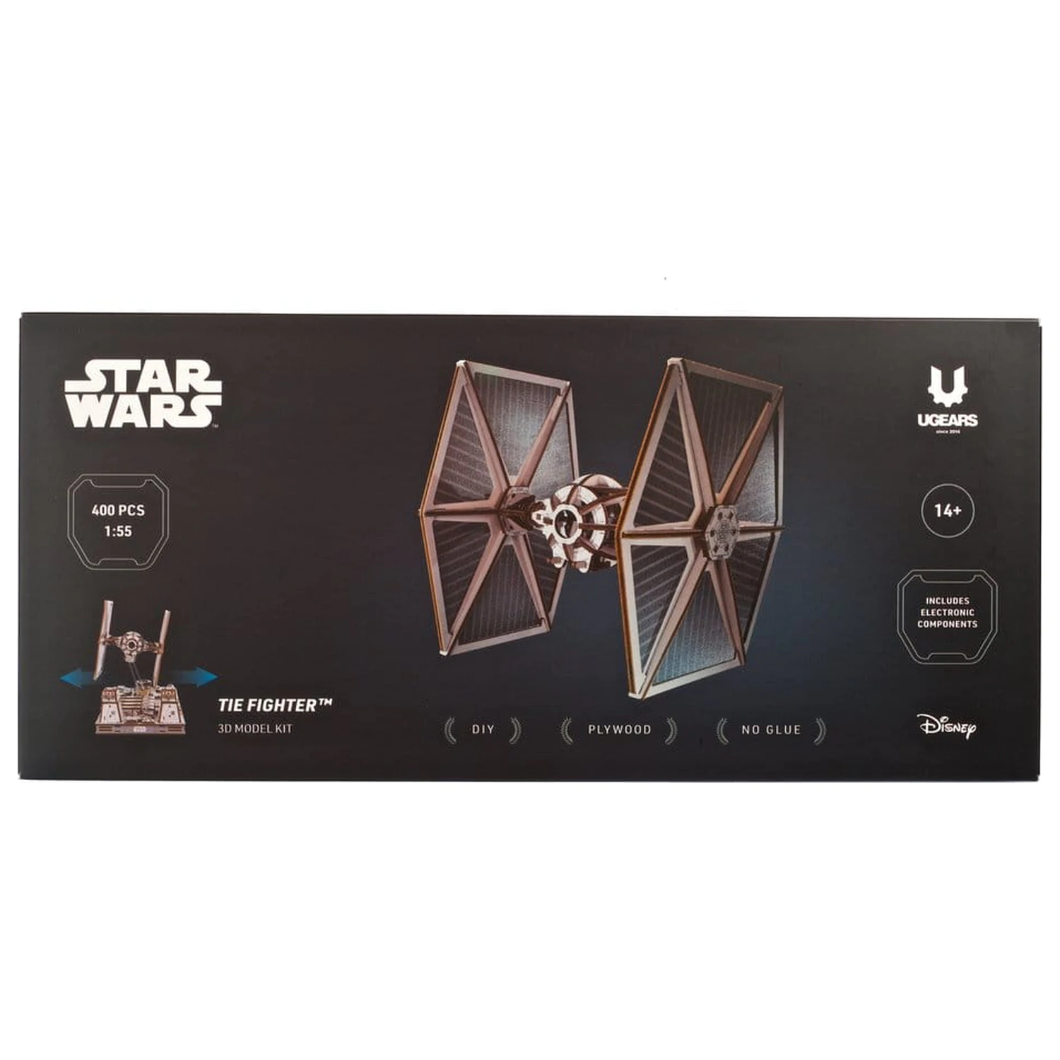 Star Wars 3D Holz-Puzzle TIE Fighter Produktfoto