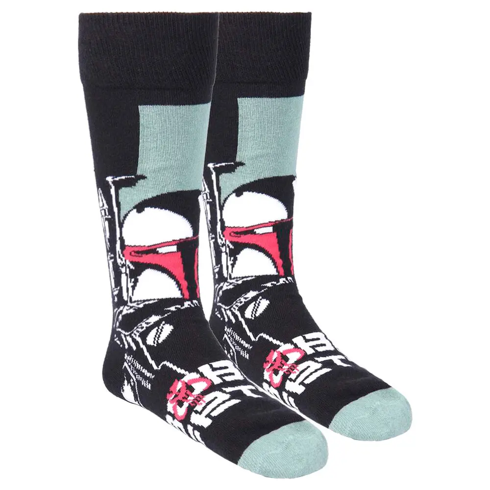 Star Wars Socken 3er-Pack Boba Fett 40-46 Produktfoto