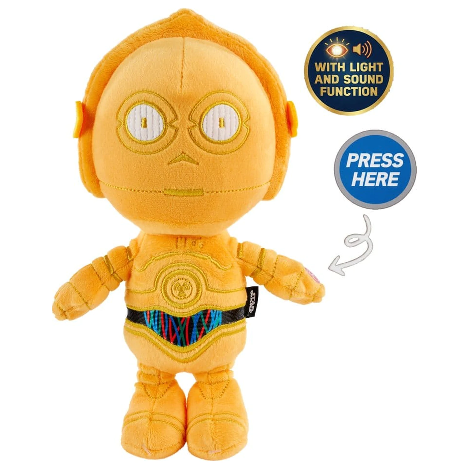 Star Wars 50. Plüschfigur C-3PO 25 cm Produktfoto