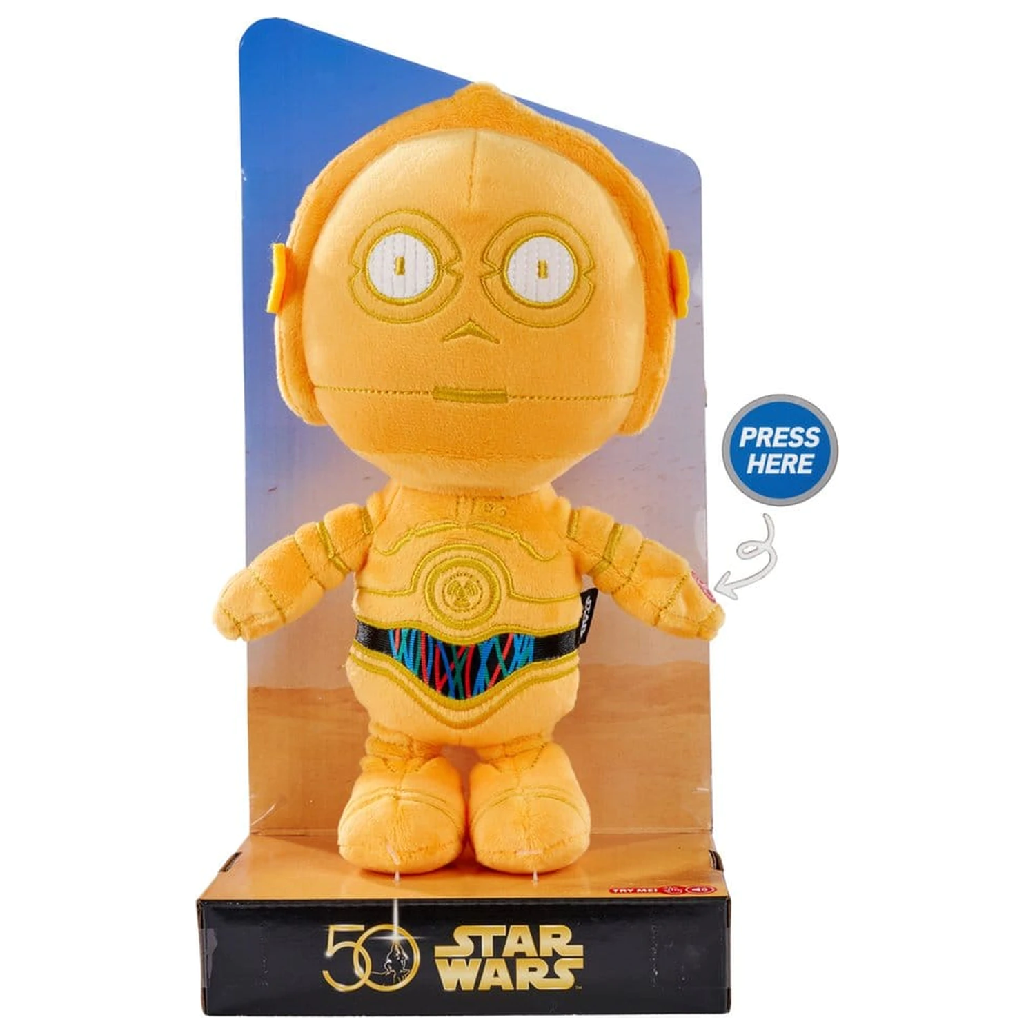 Star Wars 50. Plüschfigur C-3PO 25 cm Produktfoto