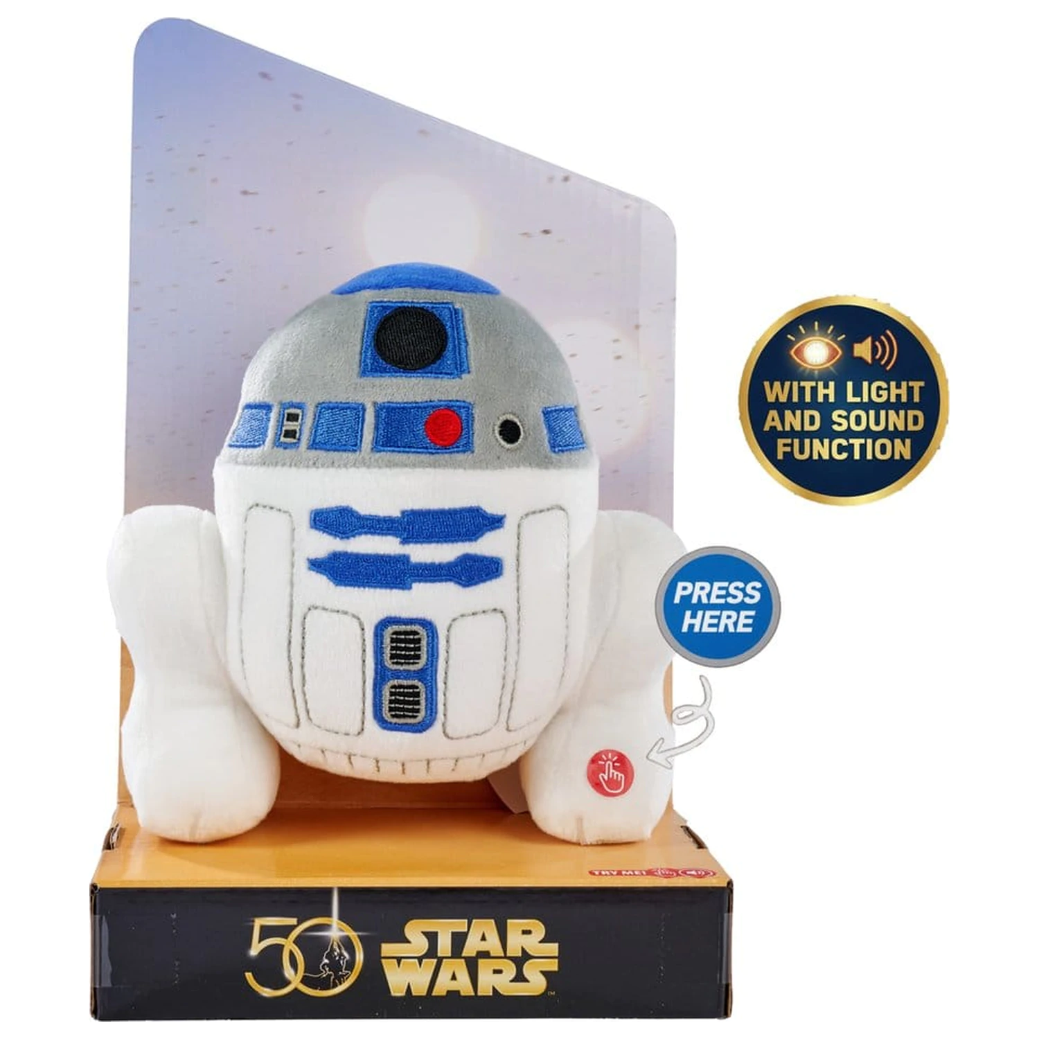 Star Wars 50. Plüsch Figur R2-D2 16 cm Produktfoto