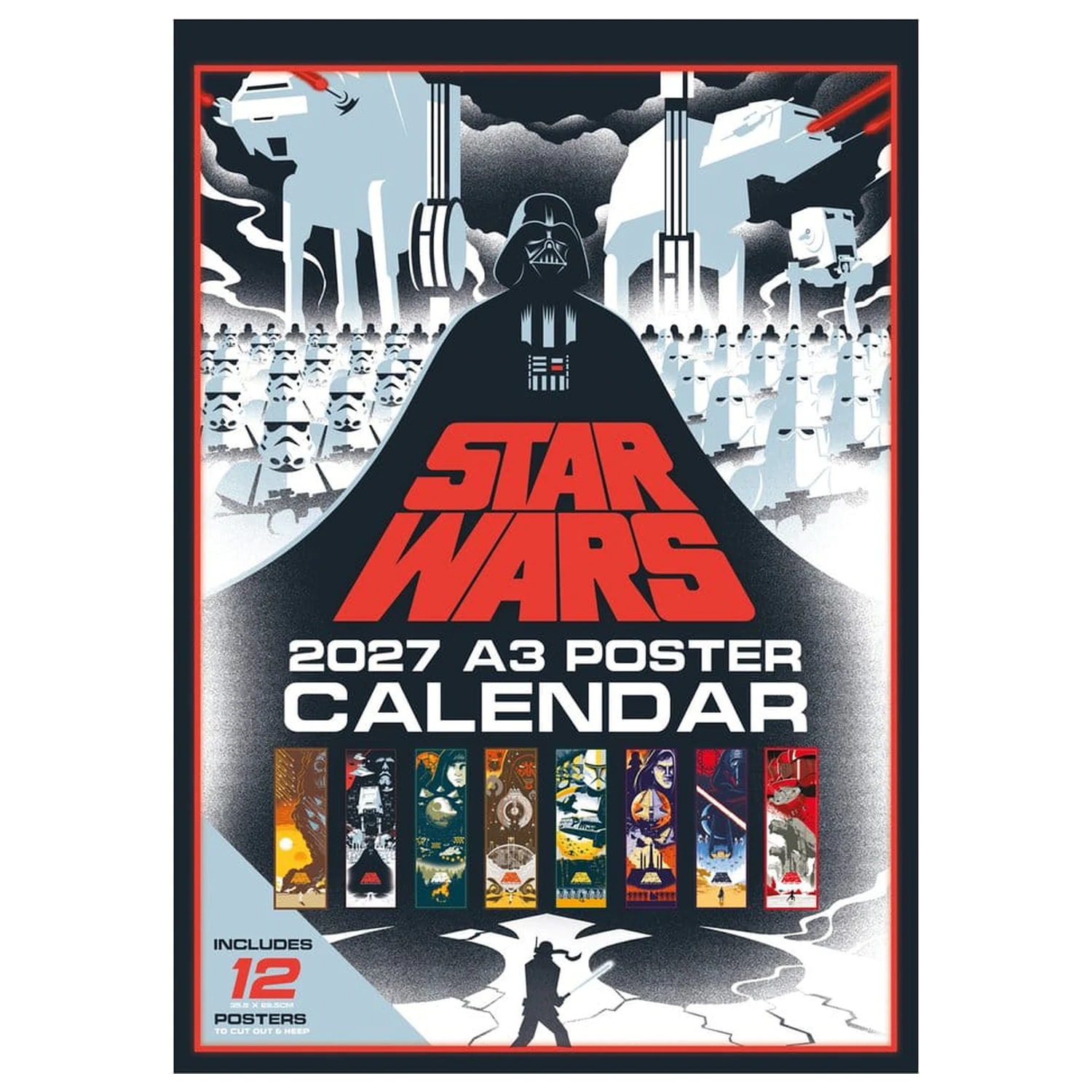 Star Wars Kalender A3 Poster 2027 Produktfoto