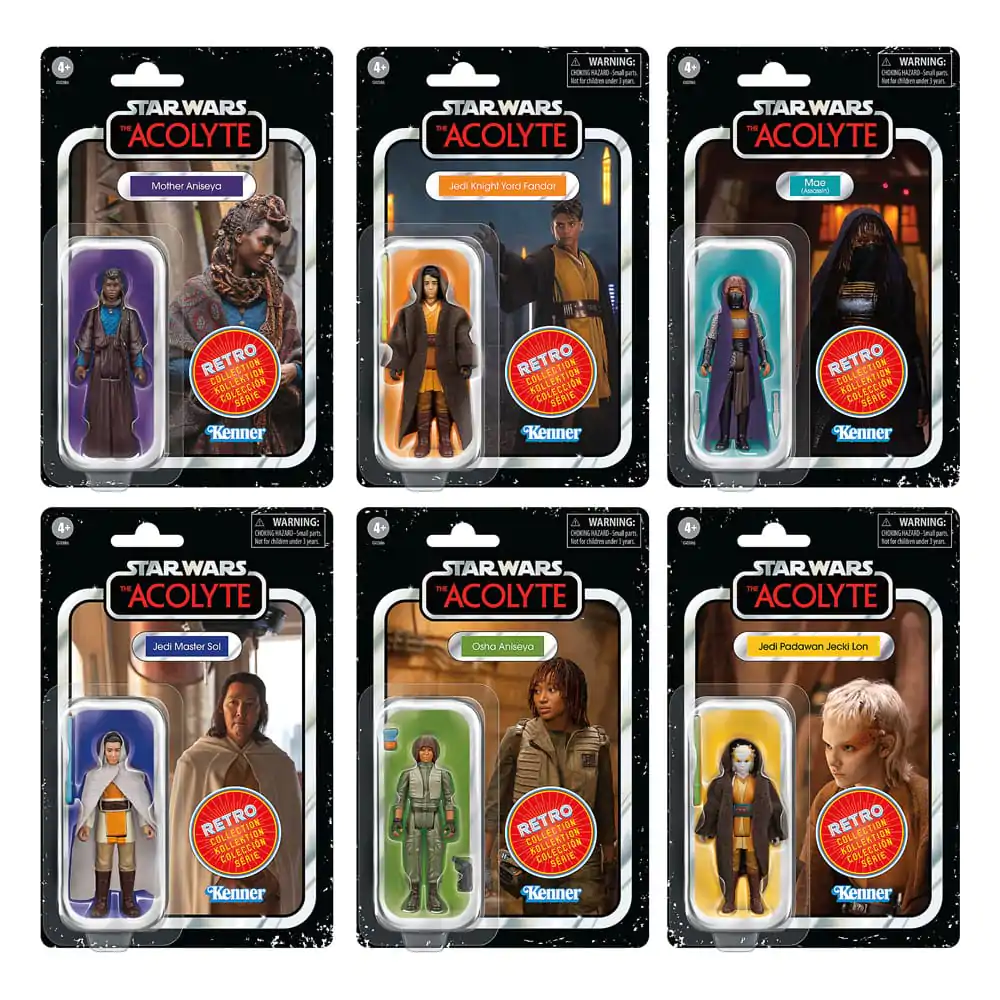 Star Wars: Acolyte Retro Collection Actionfiguren 6er-Pack 10 cm Produktfoto