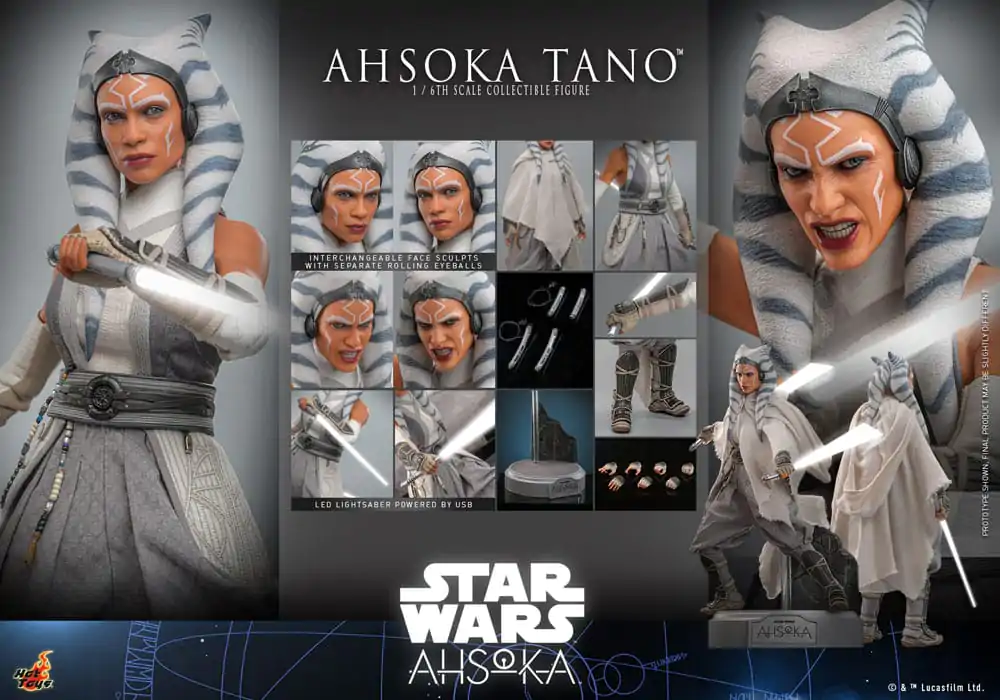 Star Wars: Ahsoka Actionfigur 1/6 Ahsoka Tano 28 cm Produktfoto