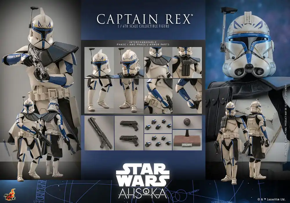 Star Wars: Ahsoka Actionfigur 1/6 Captain Rex 30 cm Produktfoto