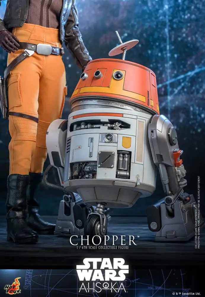 Star Wars: Ahsoka Actionfigur 1/6 Chopper 18 cm Produktfoto