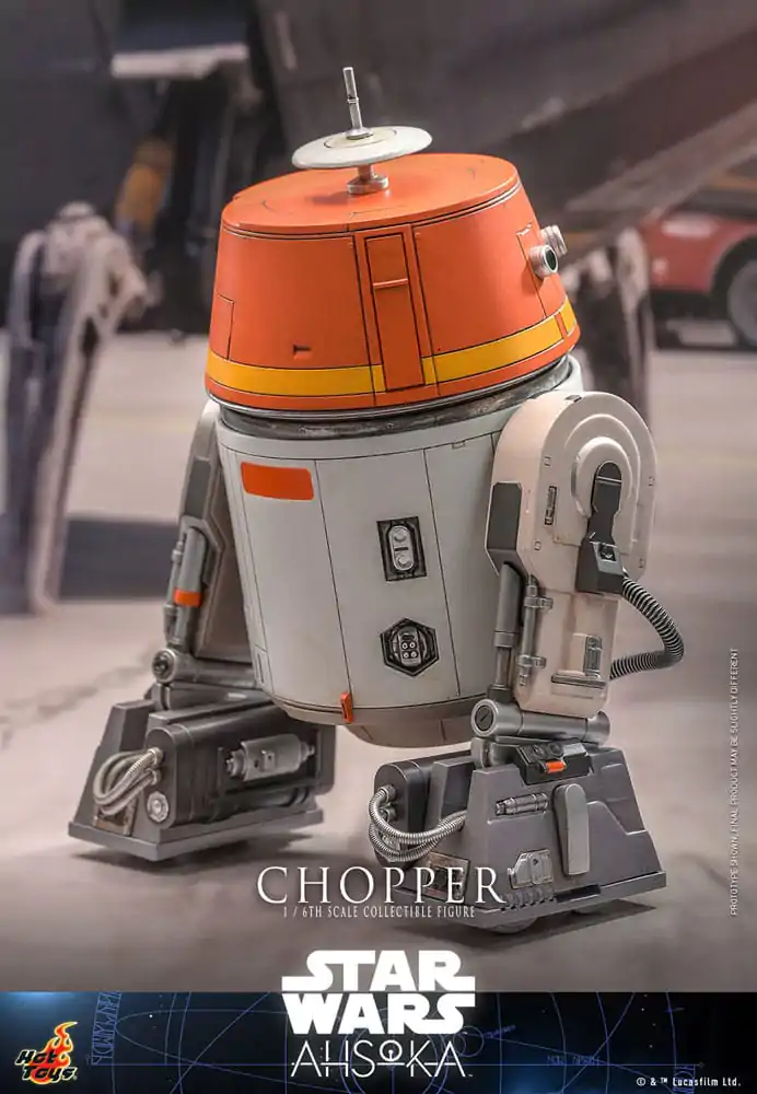 Star Wars: Ahsoka Actionfigur 1/6 Chopper 18 cm Produktfoto