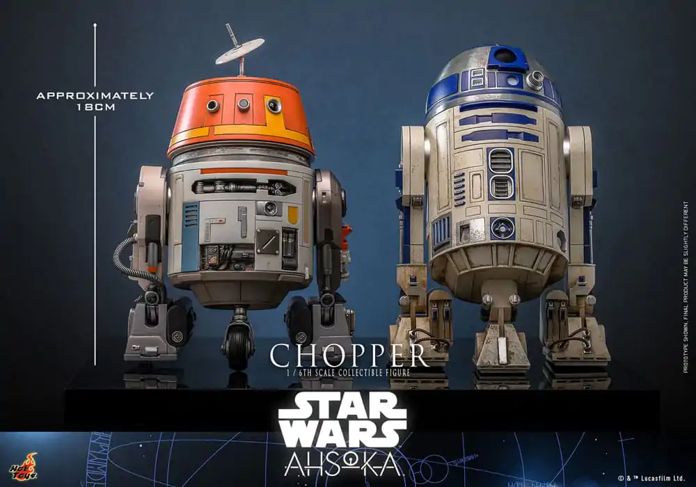 Star Wars: Ahsoka Actionfigur 1/6 Chopper 18 cm Produktfoto