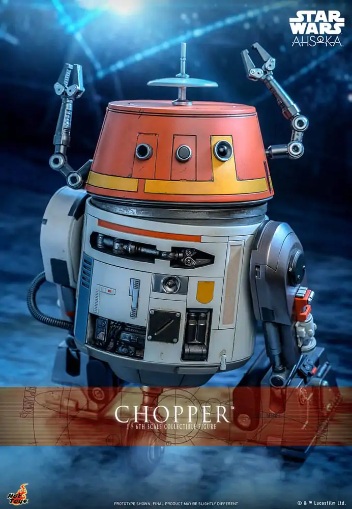 Star Wars: Ahsoka Actionfigur 1/6 Chopper 18 cm Produktfoto
