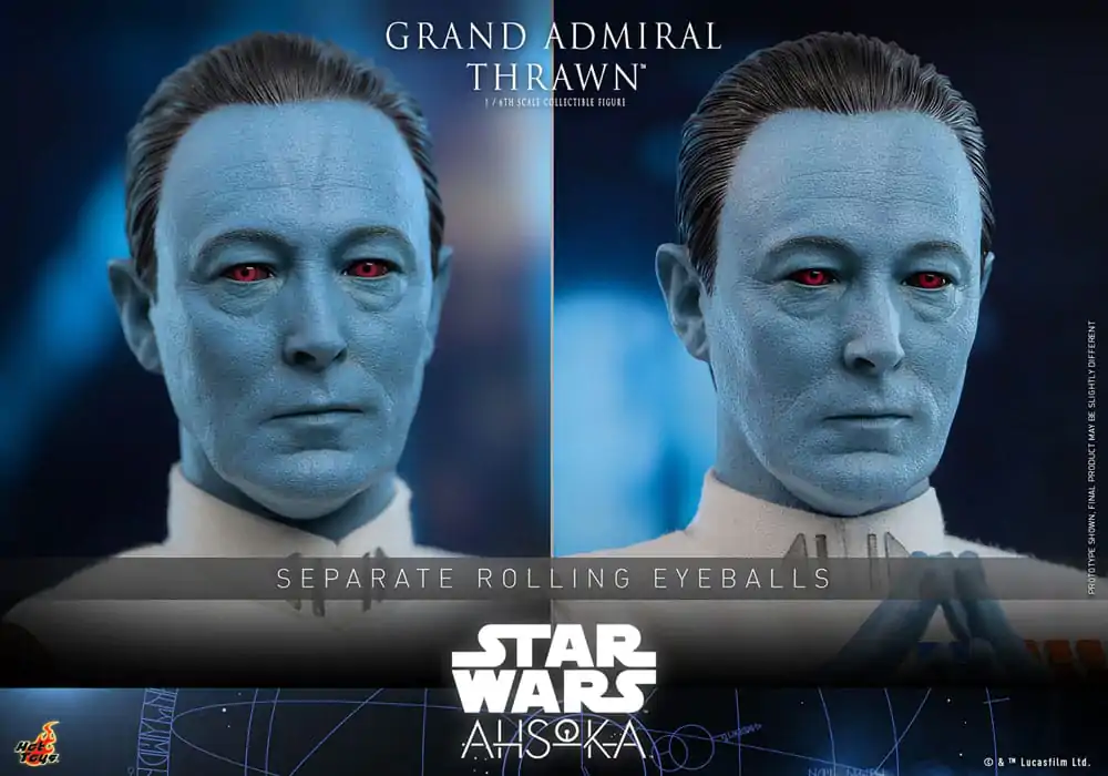 Star Wars: Ahsoka Actionfigur 1/6 Grand Admiral Thrawn 32 cm Produktfoto