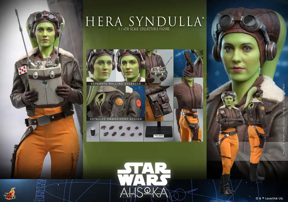 Star Wars: Ahsoka Actionfigur 1/6 Hera Syndulla 28 cm termékfotó