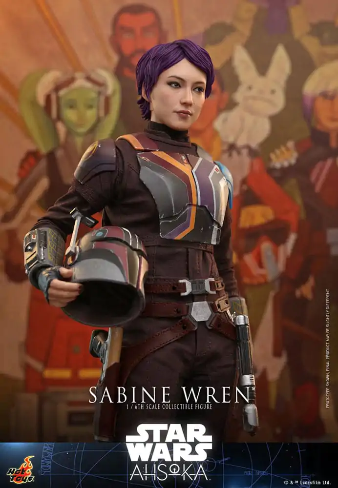 Star Wars: Ahsoka Actionfigur 1/6 Sabine Wren 28 cm Produktfoto