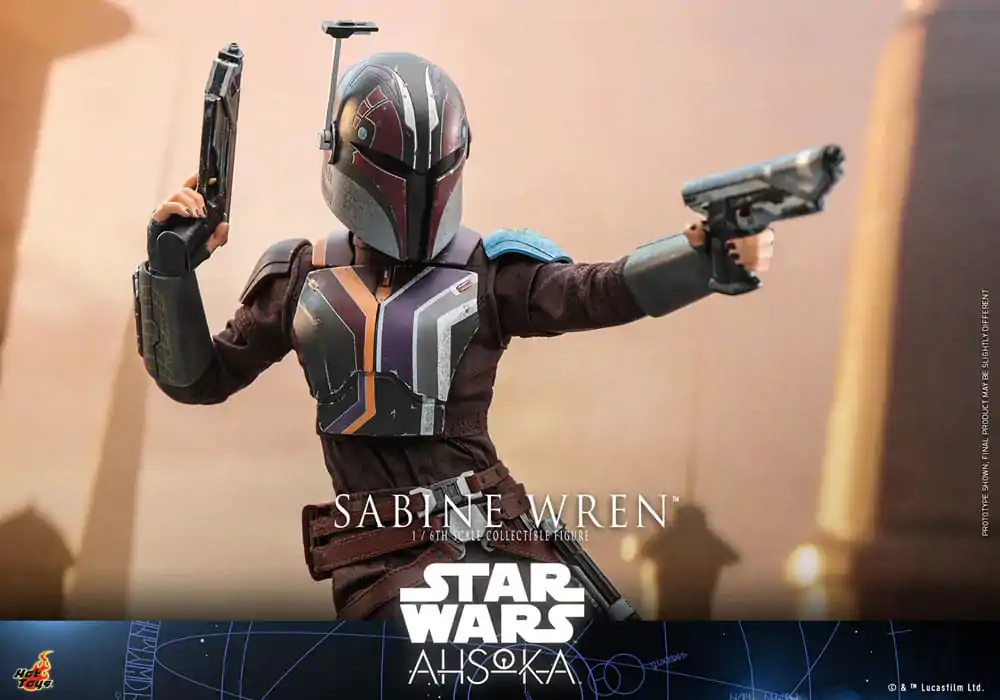 Star Wars: Ahsoka Actionfigur 1/6 Sabine Wren 28 cm Produktfoto