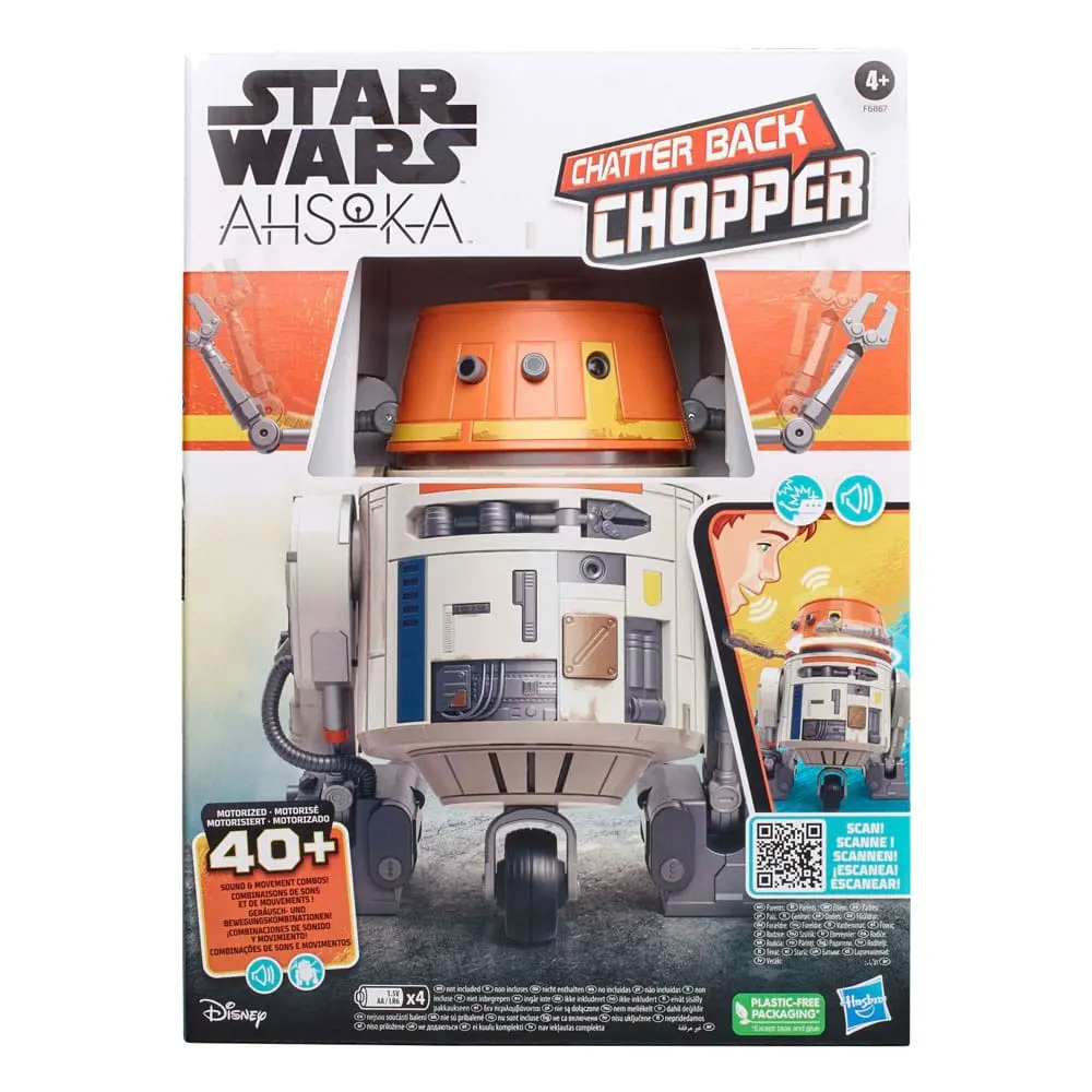 Star Wars: Ahsoka Elektronische Figur Animatronic Chatter Back Chopper 19 cm Produktfoto