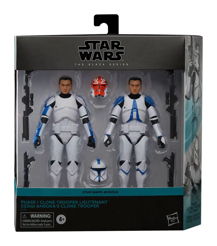 Star Wars: Ahsoka Black Series Actionfiguren 2er-Pack Phase I Clone Trooper Lieutenant & 332nd Ahsoka's Clone Trooper 15 cm termékfotó