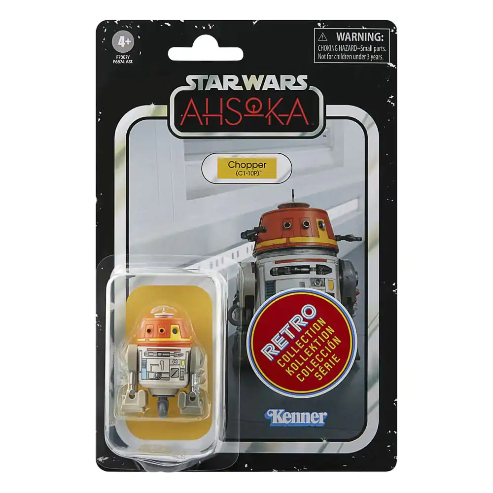 Star Wars: Ahsoka Retro Collection Actionfigur Chopper (C1-10P) 10 cm Produktfoto