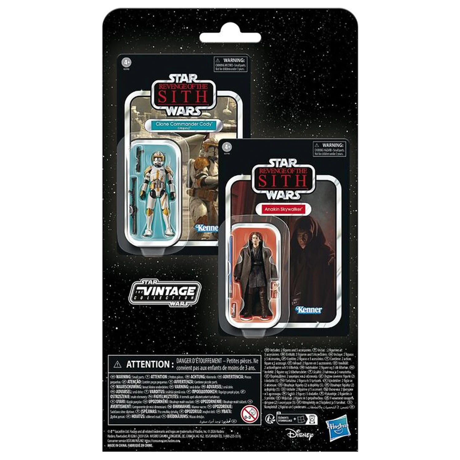 Star Wars Anakin Skywalker & Clone Commander Cody Utapau Pack Figuren 9.5cm Produktfoto
