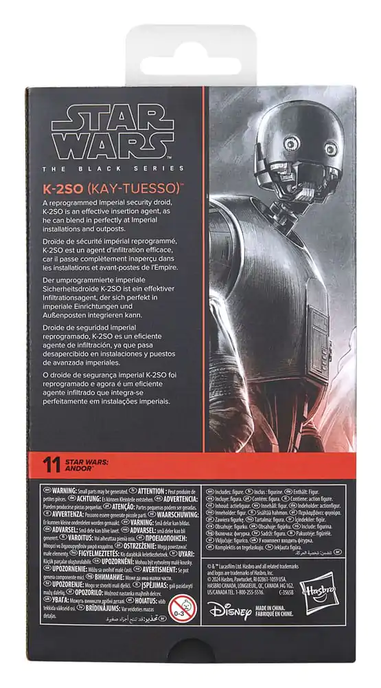 Star Wars: Andor Black Series Actionfigur K-2SO (Kay-Tuesso) 15 cm Produktfoto