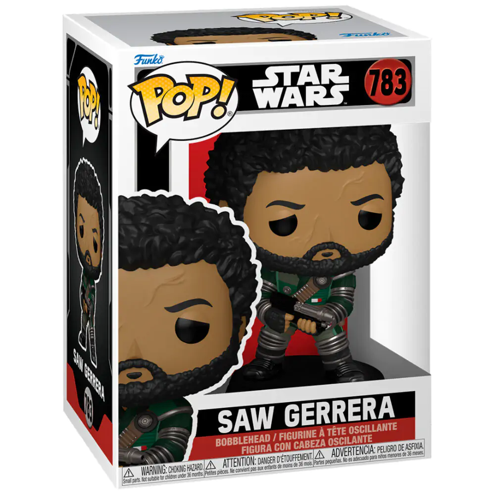 Star Wars: Andor Funko POP! TV Vinyl Figur Saw Gerrera 9 cm Produktfoto