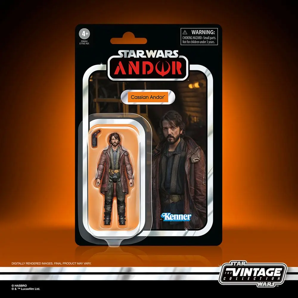 Star Wars: Andor Vintage Collection Actionfigur Cassian Andor 10 cm Produktfoto