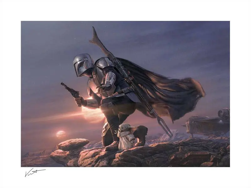 Star Wars Kunstdruck Din Djarin & Grogu: A Clan of Two 61 x 46 cm - ungerahmt Produktfoto
