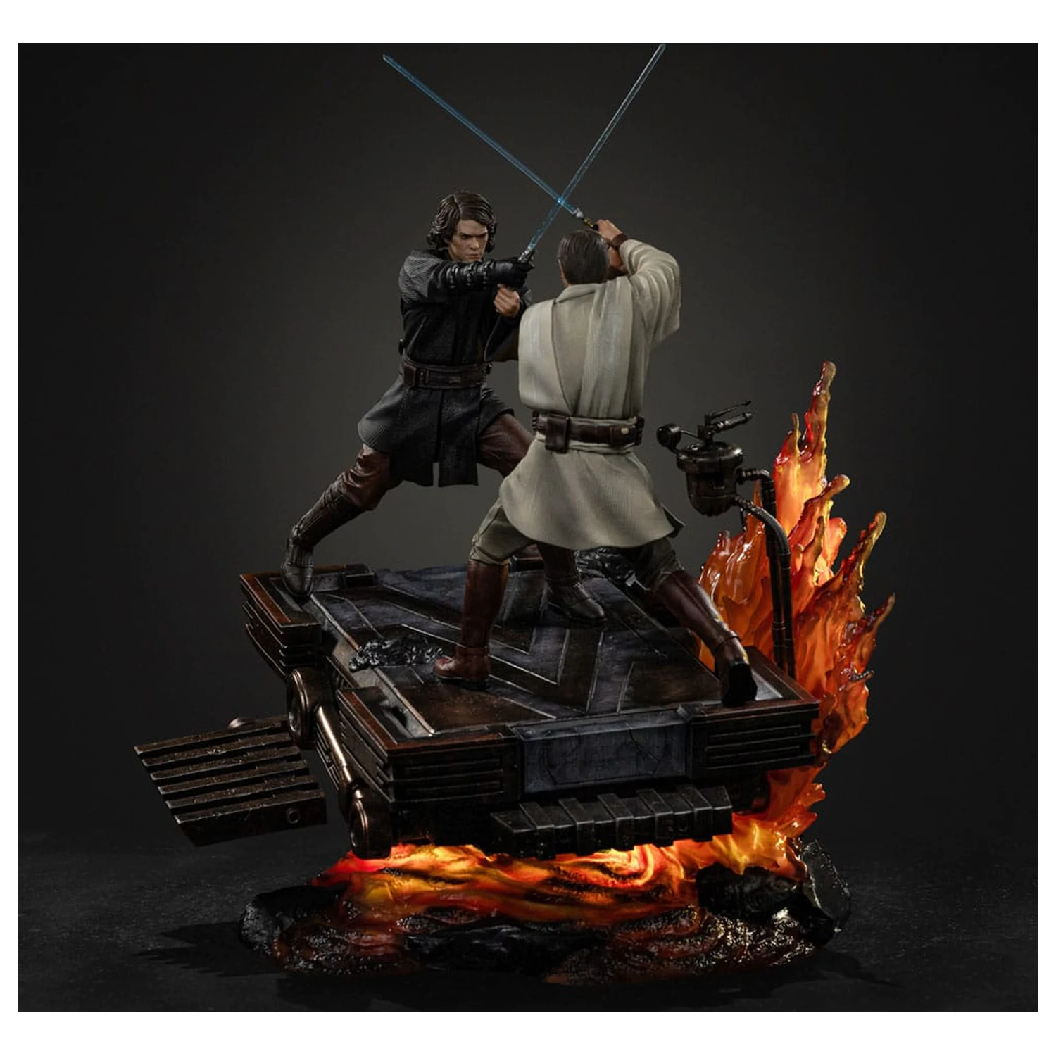 Star Wars Art Scale Statue 1/10 Anakin vs. Obi Wan 34 cm Produktfoto