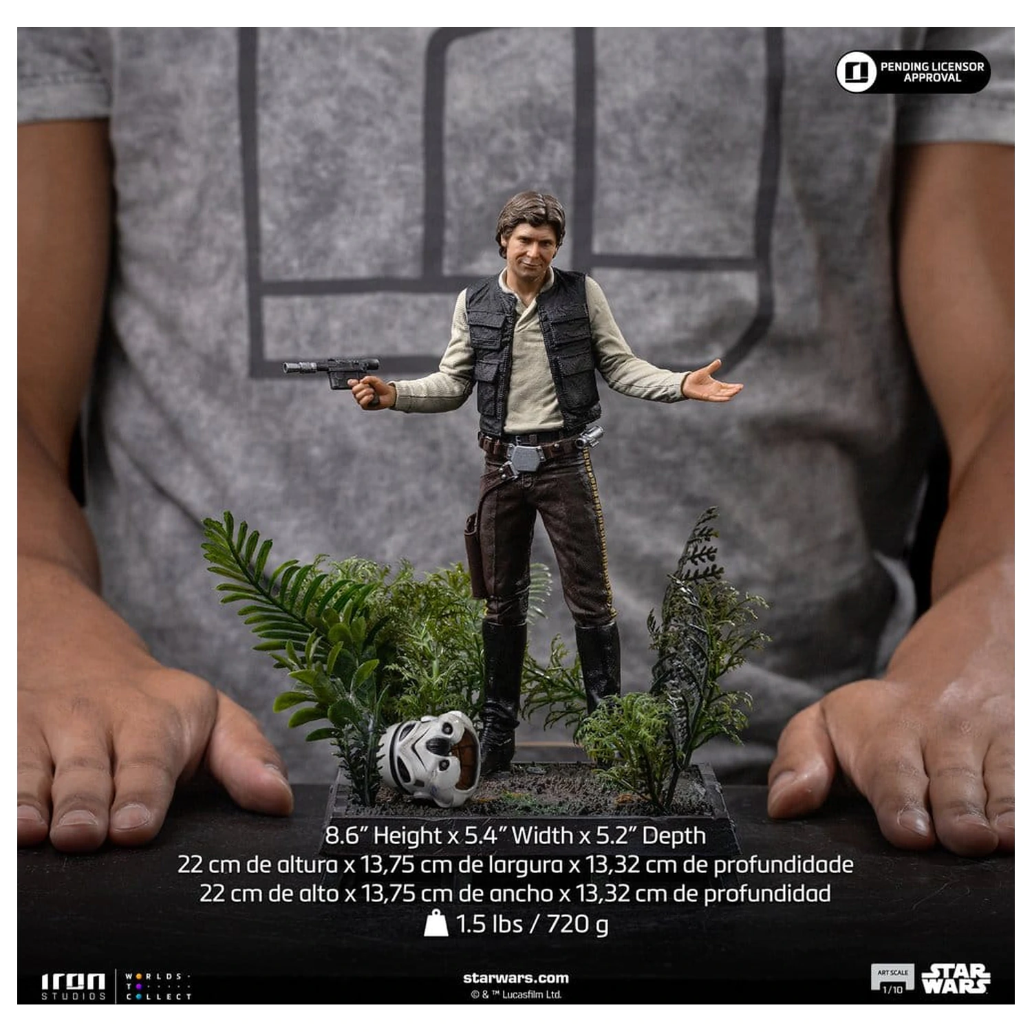 Star Wars Art Scale Statue 1/10 Han Solo (Episode VI) 22 cm Produktfoto