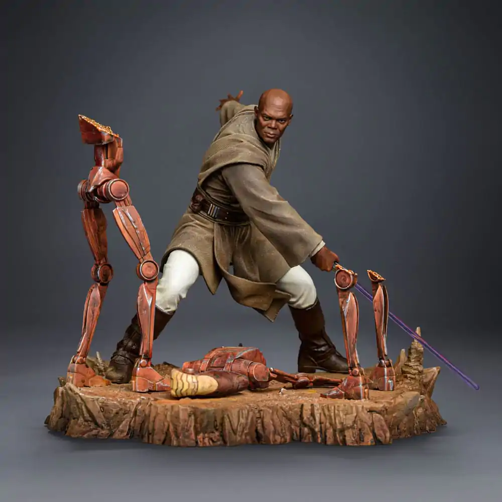 Star Wars Art Scale Statue 1/10 Mace Windu 18 cm Produktfoto