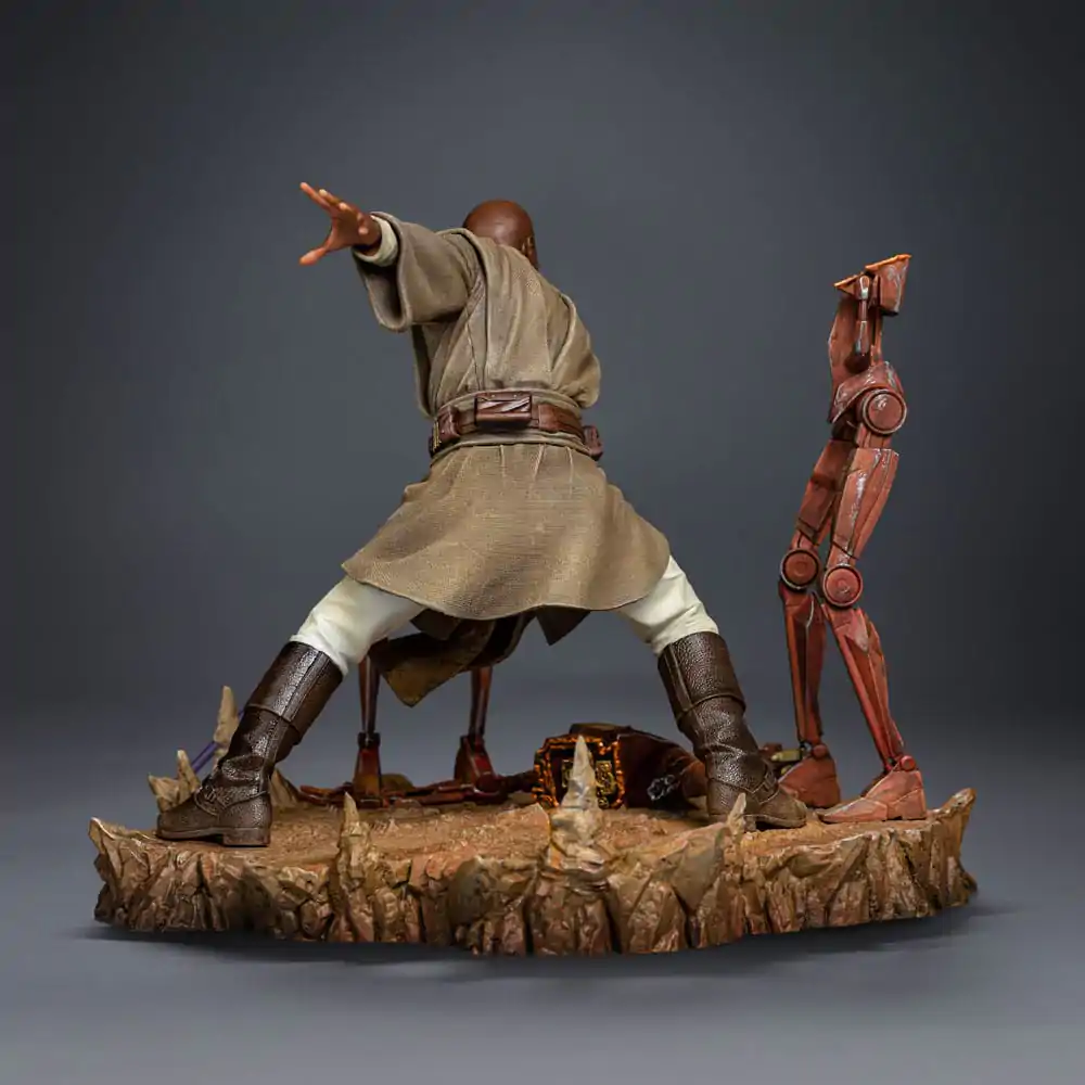 Star Wars Art Scale Statue 1/10 Mace Windu 18 cm Produktfoto