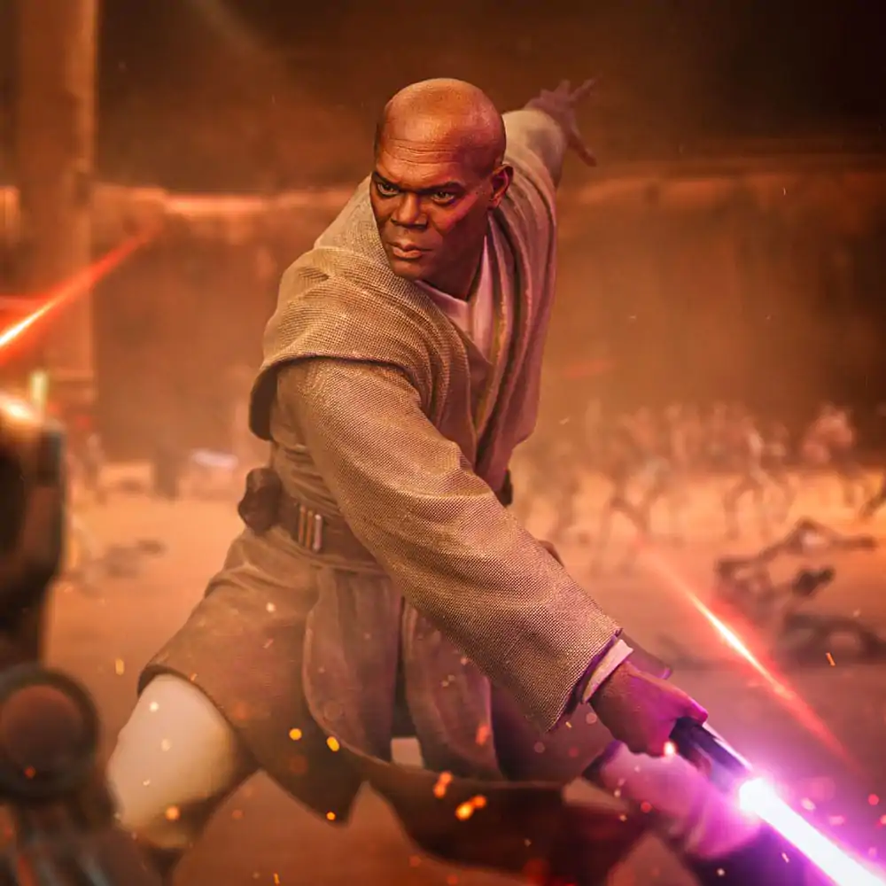 Star Wars Art Scale Statue 1/10 Mace Windu 18 cm Produktfoto