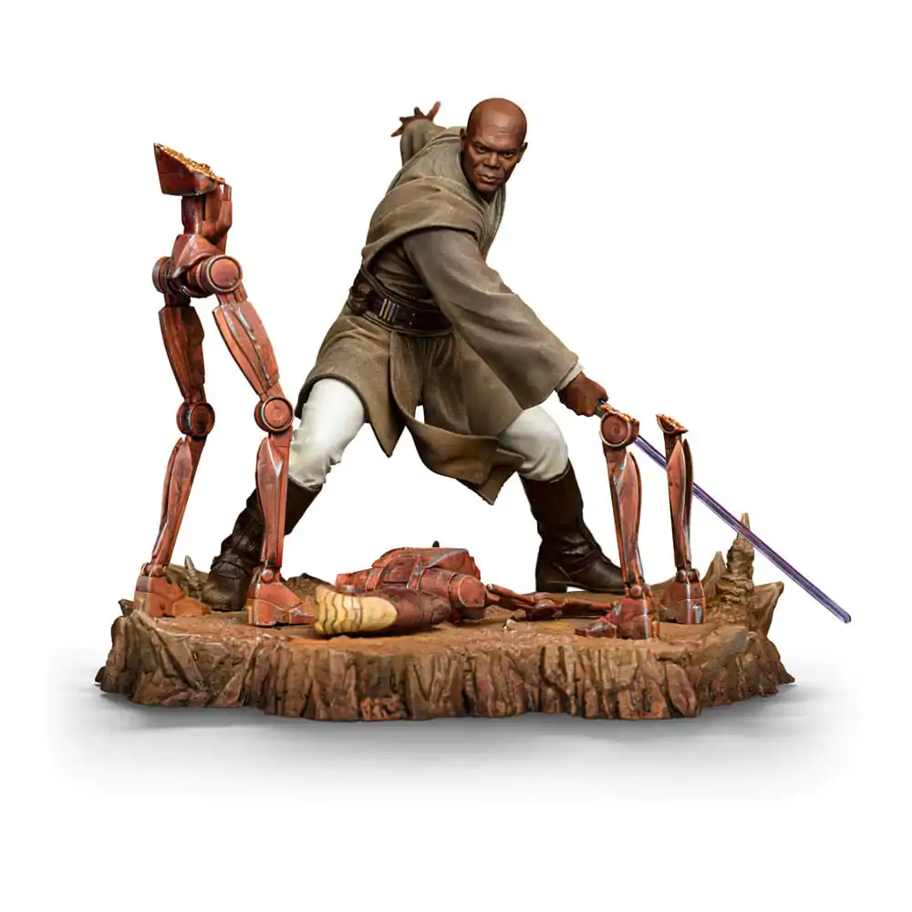 Star Wars Art Scale Statue 1/10 Mace Windu 18 cm Produktfoto