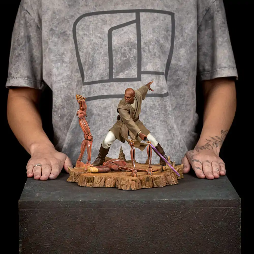 Star Wars Art Scale Statue 1/10 Mace Windu 18 cm Produktfoto